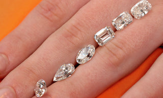Side-by-side image of a natural diamond and a lab-grown diamond, exploring emotional and ethical value beyond the 4Cs.