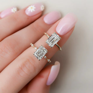 radiant vs emerald cut diamond