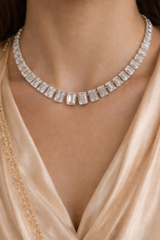 The Crescent Court Emerald Necklace