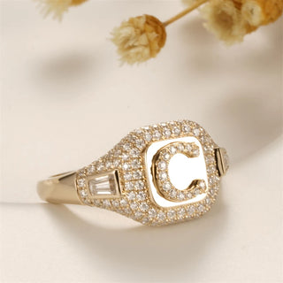 Signature C Crest Ring