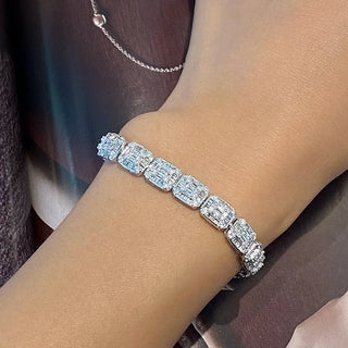 Diamond Crest Bracelet in hand- Azzallure