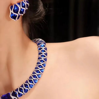 The Royal Neferti Blue Necklace