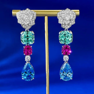 Rose Tourmaline Earrings