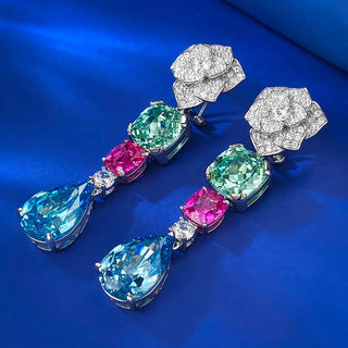 Rose Tourmaline Earrings